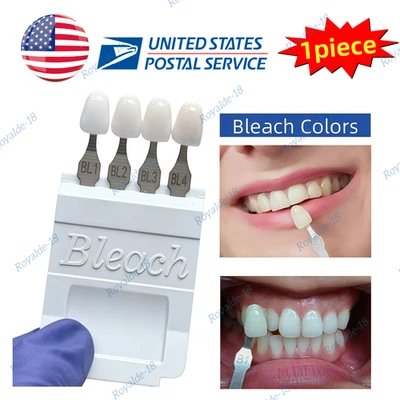 4Colors стоматологический отбеленный оттенок руководство отбеленный диаграмма отбеливания зубов на основе Vita - Изображение 1 из 4