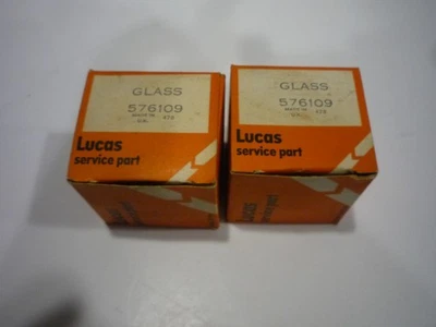 NOS Lucas 576109 Red Beehive glass Lens; MGA TR2 TR3 Austin Healey Foto 1 de 4
