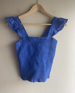 Vecchio top donna blu navy taglia XS - Foto 1 di 7