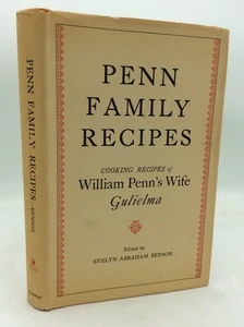 PENN FAMILY RECIPES - Evelyn Abraham Benson - 1966 1st ed - cookbooks - William - Picture 1 of 7