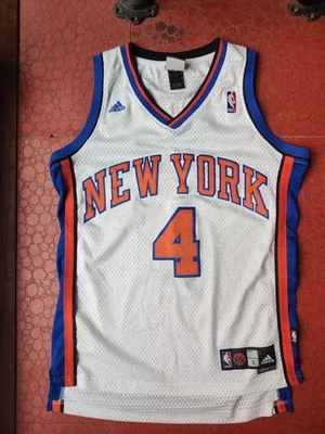 Camiseta Adidas New York Knicks S NBA 4 Nate Robinson Y2K Bordada Baloncesto Foto 1 de 4