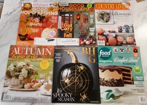Halloween Magazine Lot - 6 Magazines - Good Housekeeping, Country Living, BH&G.. - Picture 1 of 1