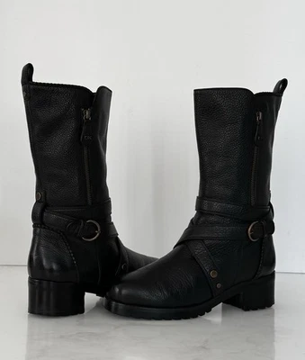 DONNA KARAN NUEVA YORK ETIQUETA NEGRA CUERO PILADO MUJER 39 EUR EE. UU. 8,5 PRECIO DE VENTA SUGERIDO POR EL FABRICANTE 750 USD Foto 1 de 4