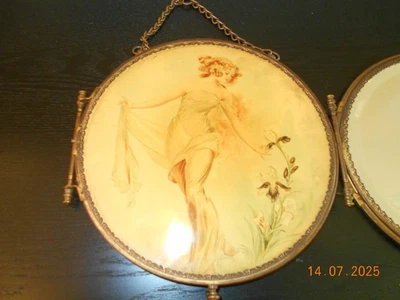 Espejo de tocador plegable victoriano de 3 piezas de montaje en pared Foto 1 de 4