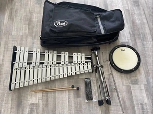 Xilófono Pearl 32 teclas con estuche, tambor REMO, soporte y mazos - Imagen 1 de 13