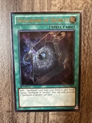 Yugioh! REDU-EN057 Spellbook Of Secrets 1st Edition Ultimate rare - Image 1 of 2
