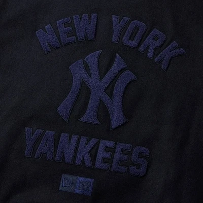 NEW ERA Melton Varsity Jacket New York Yankees Navy FW25 14682677 - Image 1 of 4