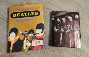 The Beatles Lot Of 2 books new illustrated Lyrics Unseen Archives - Picture 1 of 1