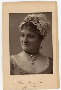 PHOTO photographie 1890, Actrice Théâtre Hélène Monnier Gymnase - Picture 1 of 1