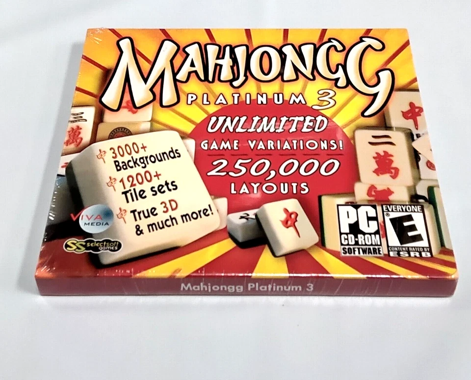 Mahjongg Platinum 3 for Windows PC - Unlimited Game Variations - 250000 Layouts - Image 1 of 1