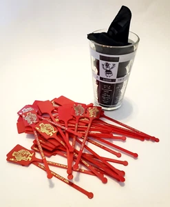 Vgt Stirrers "Bloody Caesar-Made With Clamato" w/Mr. Bartender Glass *Great Gift - Picture 1 of 9