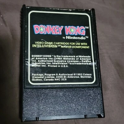Donkey Kong Coleco Intellivison Video Game Tested 1981 - Image 1 of 2