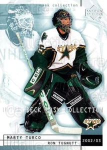 2002-03 UD Mask Collection #26 Marty Turco, Ron Tugnutt - Picture 1 of 1