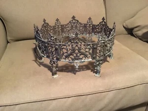 RARE-BRONZE ENGLISH CIRCA 1860/70? PLANT STAND/POT HOLDER /TABLE CENTERPIECE? - Picture 1 of 12