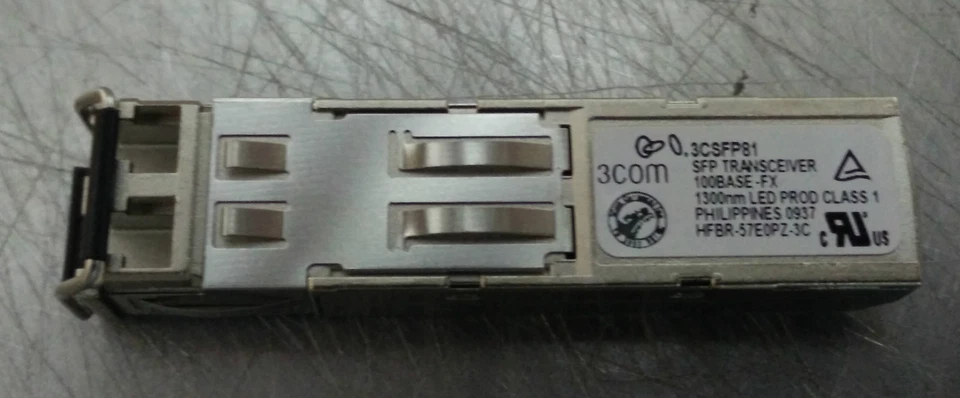 8x 3Com 3CSFP81 100Base-FX 1300nm SFP Transceivers - Genuine! - Image 1 of 1