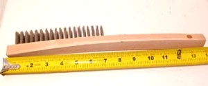 13.75" STAINLESS WIRE BRUSH CLEANING DETAIL BRUSHES - Picture 1 of 3