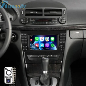 Per Mercedes Benz Classe E W211 C219 Carplay Autoradio Android 15 GPS con Fotocamera - Foto 1 di 24