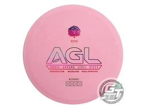 NEW Above Ground Level Woodland Beech 181g Pink Rainbow Foil Midrange Golf Disc - Picture 1 of 1