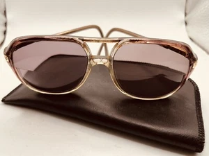 Gafas de sol vintage Luxottica Stanley gris piloto Italia SOLO MARCOS - Imagen 1 de 10