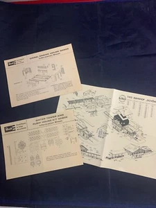 VARIETY OF VINTAGE TRAIN INSTRUCTIONS OLD INSTRUCTIONS REVELL KRIBI - Picture 1 of 9