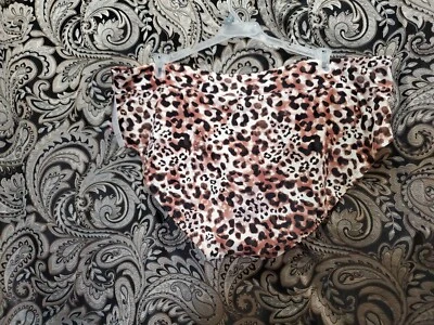 Размер 3 X (24W-26W) время и TRU женщин высокая талия купальник бикини низ леопард  - Изображение 1 из 4