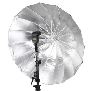 Selens 165CM 65'' 16 Pod Parabolic Studio Reflective Umbrella Black / Silver - Picture 1 of 12