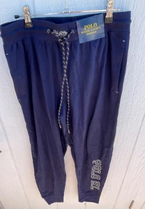 Polo Ralph Lauren Mens M Pajama Lounge jogger Sleepwear Navy - Picture 1 of 3