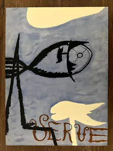 1938 Georges Braque Original Verve Lithograph Very Rare - Picture 1 of 3