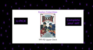 1991-92 Upper Deck NHL Hockey Cards (U-Pick) [Base] Complete your Set!