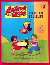 Arthur et Zoé N° 3 -1963- Ed. Mondiales