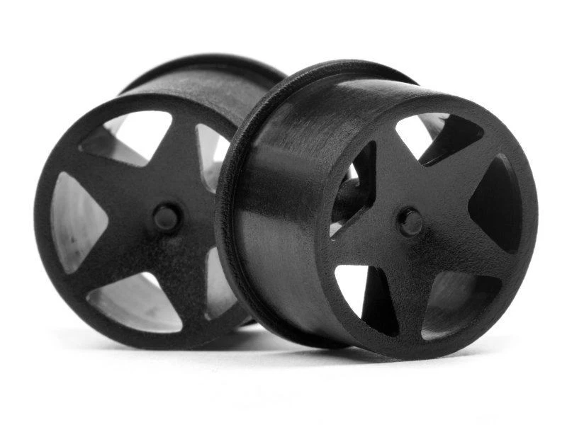 HPI Racing - Q32 Super Star Wheel Set, Front and Rear, Black, 18X10/18X14 (4pcs) - Image 1 of 1