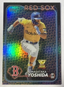 2024 Topps Blaster Easter Pattern Foil Mastaka Yoshida Trophy Cup Boston Red Sox - Picture 1 of 2