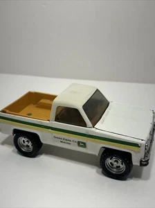 Vintage ERTL Pressed Steel John Deere Green Equip. Co. Midville 7 1/2” Long - Picture 1 of 18