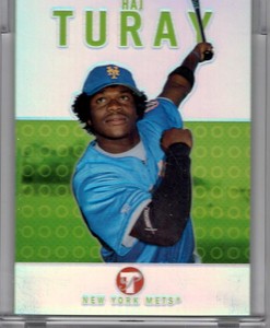 2003 Topps Pristine #167 Refractor Haj Turay SN 742/1599 New York Mets