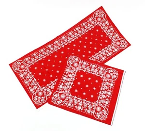 Juego corredor de mesa 23x70 cm con funda de almohada Auer Werkstube expertic algodón RDA - Imagen 1 de 3