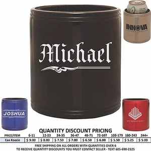 Personalisierte Stahldose Koozies individuelle Gravur Valentinstag Geschenke für Ihn Sie - Bild 1 von 7
