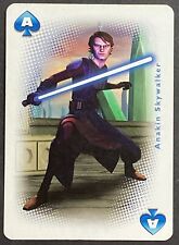 Anakin Skywalker Star Wars Clone Wars Ace Spades Single Swap Wide Playing Card