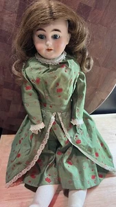 Antike Armand Marseille Biskuit seltenere Kinderkörper Puppe 1894 AM1 blaue Augen (B4) - Bild 1 von 8