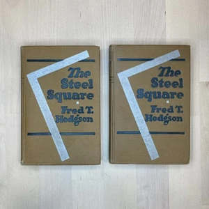 1916 The Steel Square: A Practical Treatise by Fred T. Hodgson SEARS Vol 1 & 2 - Picture 1 of 17