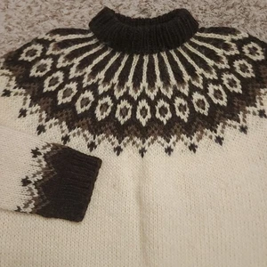 Gaeltarra Handknit 100% Pure New Wool Womens 44 Made In Ireland Sweater - Picture 1 of 9