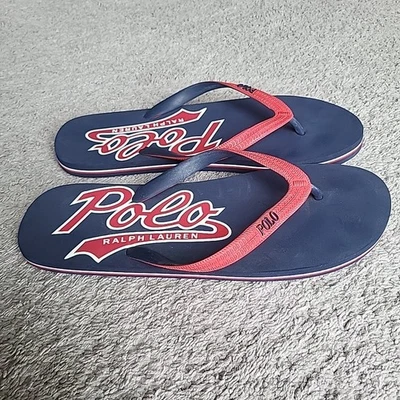 Chanclas Polo Ralph Lauren 13/14 Tanga Azul Rojo Foto 1 de 4