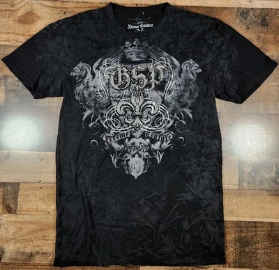 Camisa De Colección Xtreme Couture George St Pierre Para Hombres Grande Negra Y2K GSP MMA UFC Foto 1 de 4