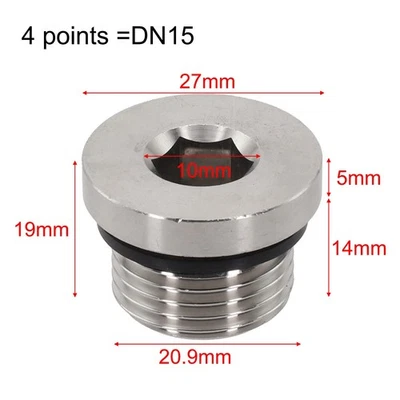 Oil Drain Bolt and Washer for Reliable Performance in For Polaris ATVs - Image 1 of 4