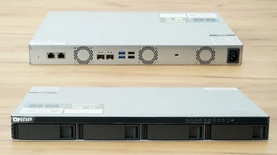 QNAP TS-435XEU  16 Gb RAM 4x 12 Tb HDD, 2 SSD M2 512 Gb - Immagine 1 di 3