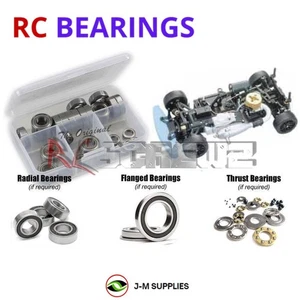RCScrewZ Rubber Shielded Bearings kyo002r for Kyosho V-One-S 1/10 31241 | KIT - Picture 1 of 15