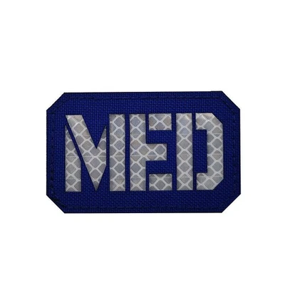 First Aid IR Reflective Hook Loop MED Medic Tactical Patch Army Airsoft Badge - Image 1 of 4