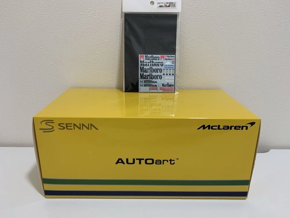 AUTOart 1/18 McLaren Honda MP4/6 Ayrton Senna Japanese GP 1991 Model New - Immagine 1 di 4
