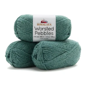 Premier Yarn Himalaya Worsted Pebbles 3 Pack "Green" - Picture 1 of 1