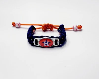 Pulsera ajustable con dije de los Astros de Houston ropa y recuerdos para fanáticos béisbol MLB Foto 1 de 4