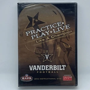 2012 Vanderbilt Football Instructional DVD University Commodores HSPD NEW - Picture 1 of 2